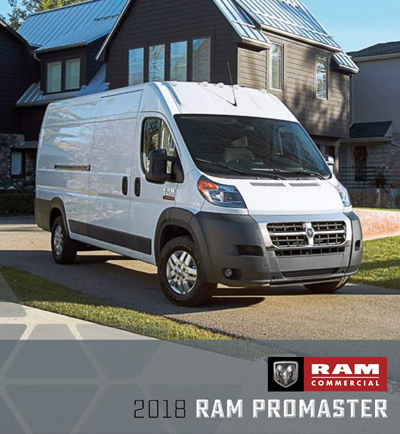 2018 RAM Promaster Catalog